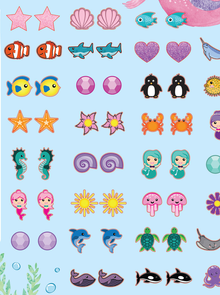 Great Pretenders Mermaid Sticker Earrings