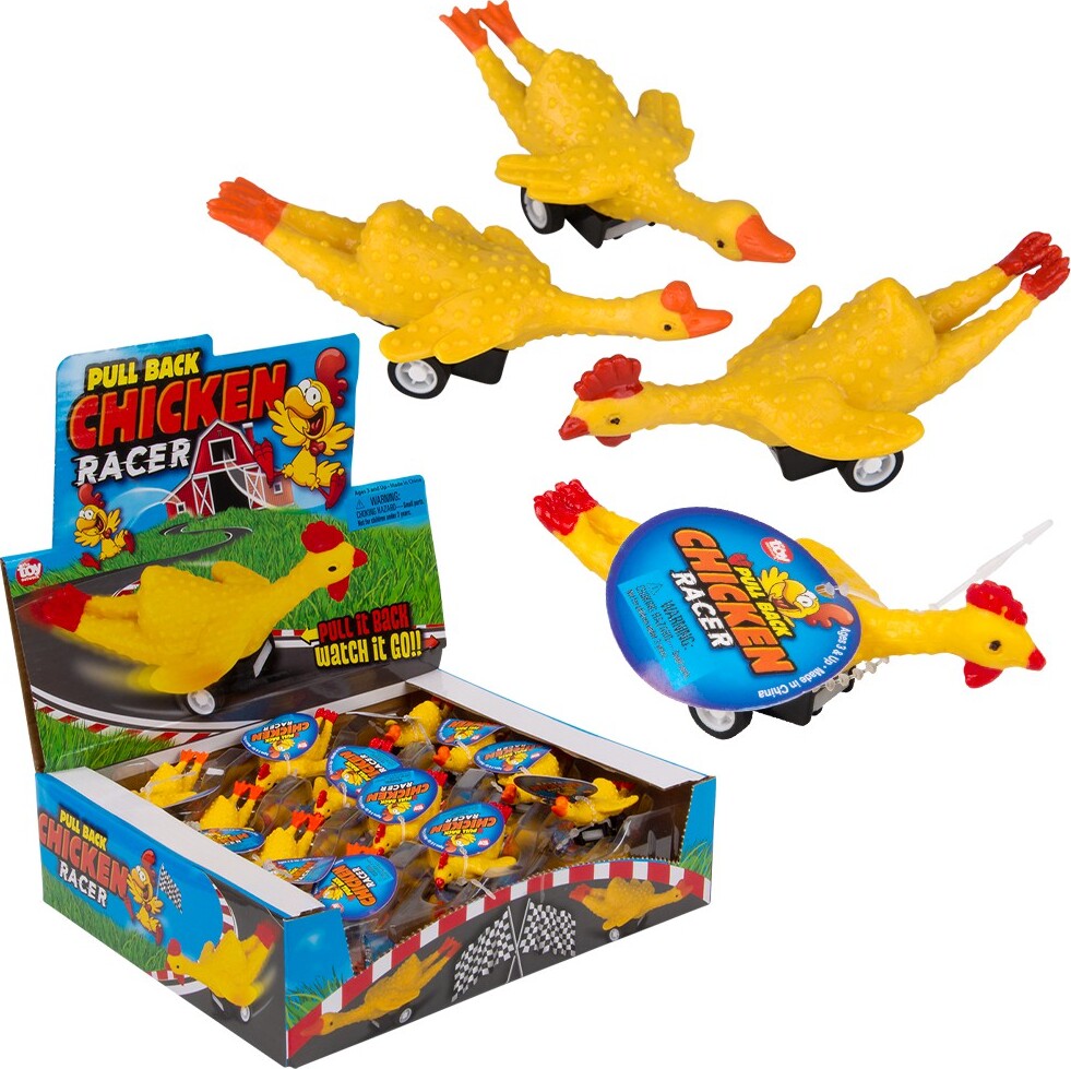 3" Pull Back Chicken (assorted)