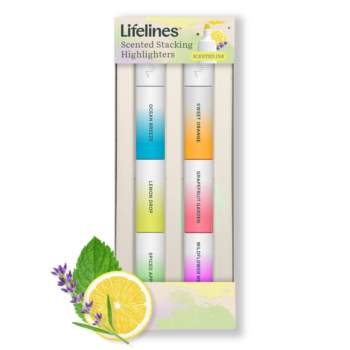 Lifelines Scented Stacking Highlighters 2 Pack