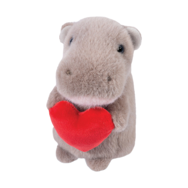 Valentine Hippo W/ Heart