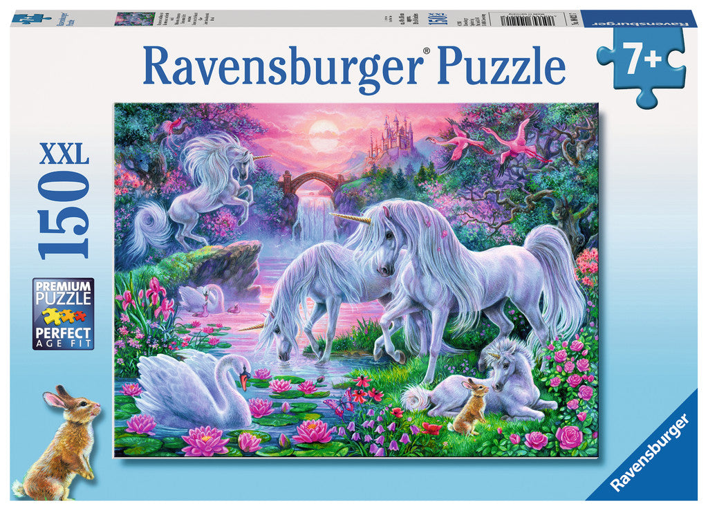Unicorns in The Sunset Glow 150 Piece Kids Jigsaw Puzzle