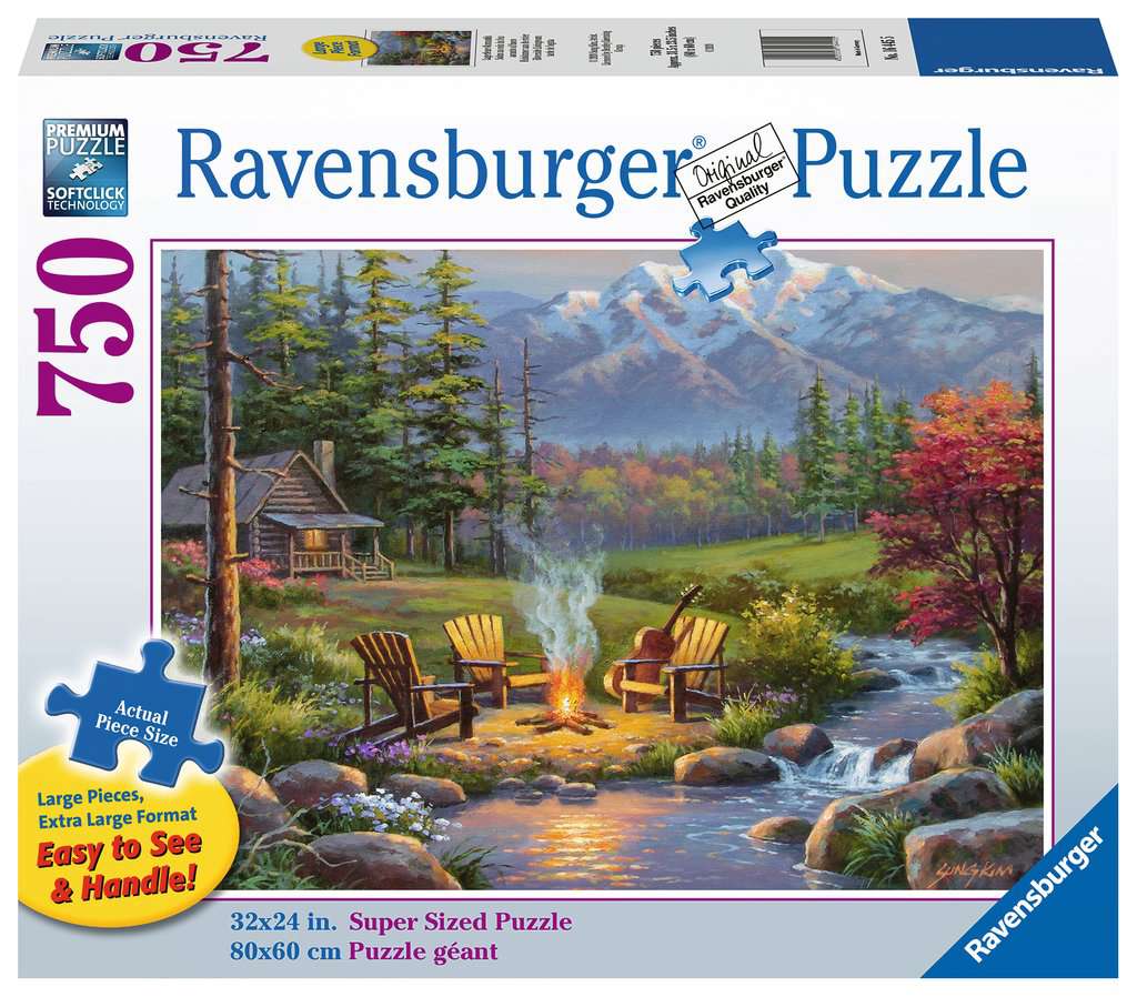 Riverside Living Room 750 Piece Large Format Jigsaw Puzzle
