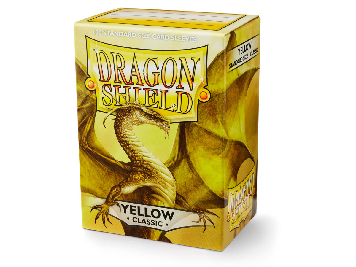 Dragonshield Matte Yellow Sleeves
