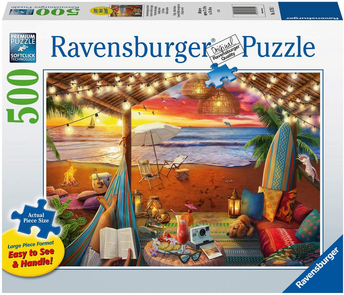 Cozy Cabana 500 Piece Large Format Jigsaw Puzzle