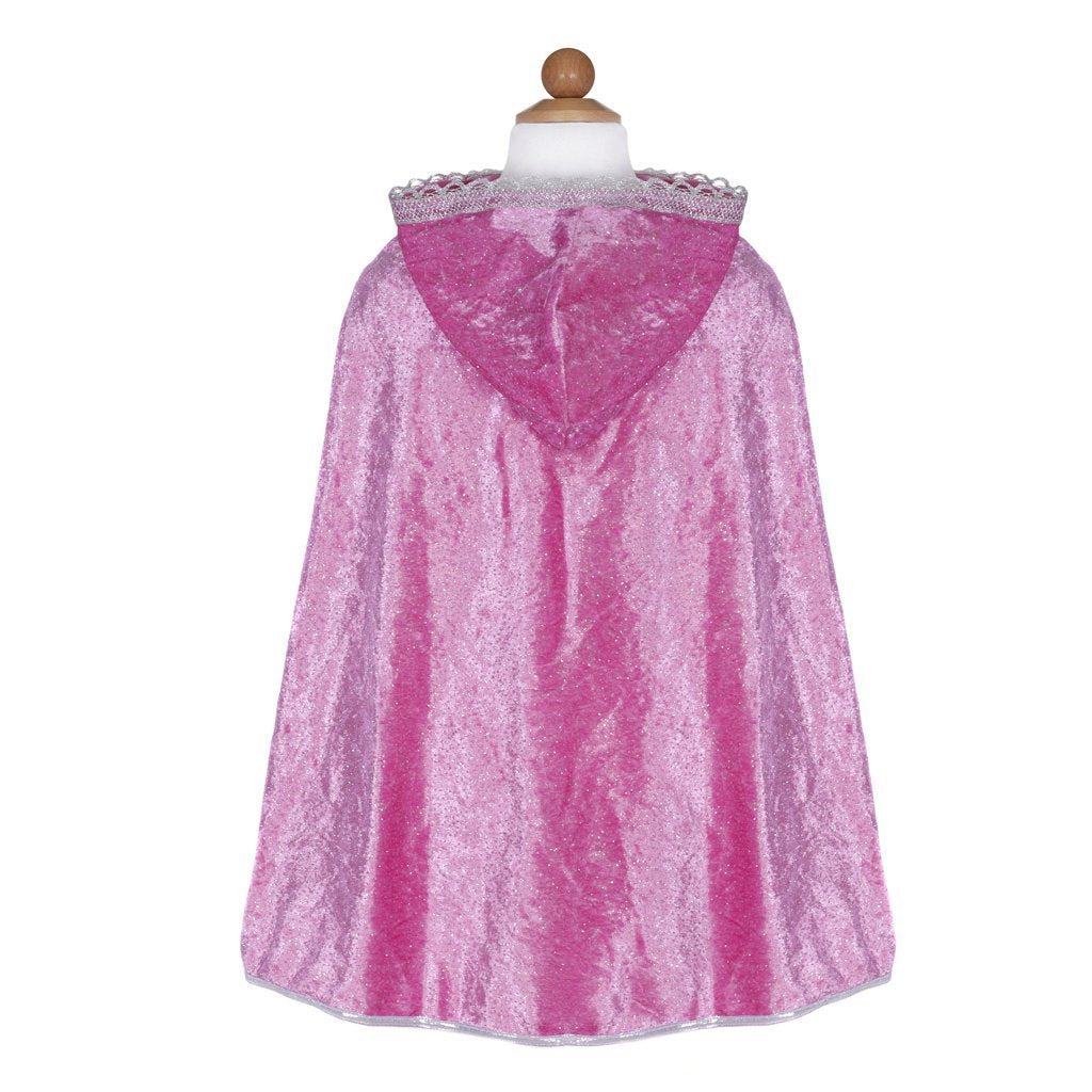Diamond Sparkle Cape Dark Pink 5-6