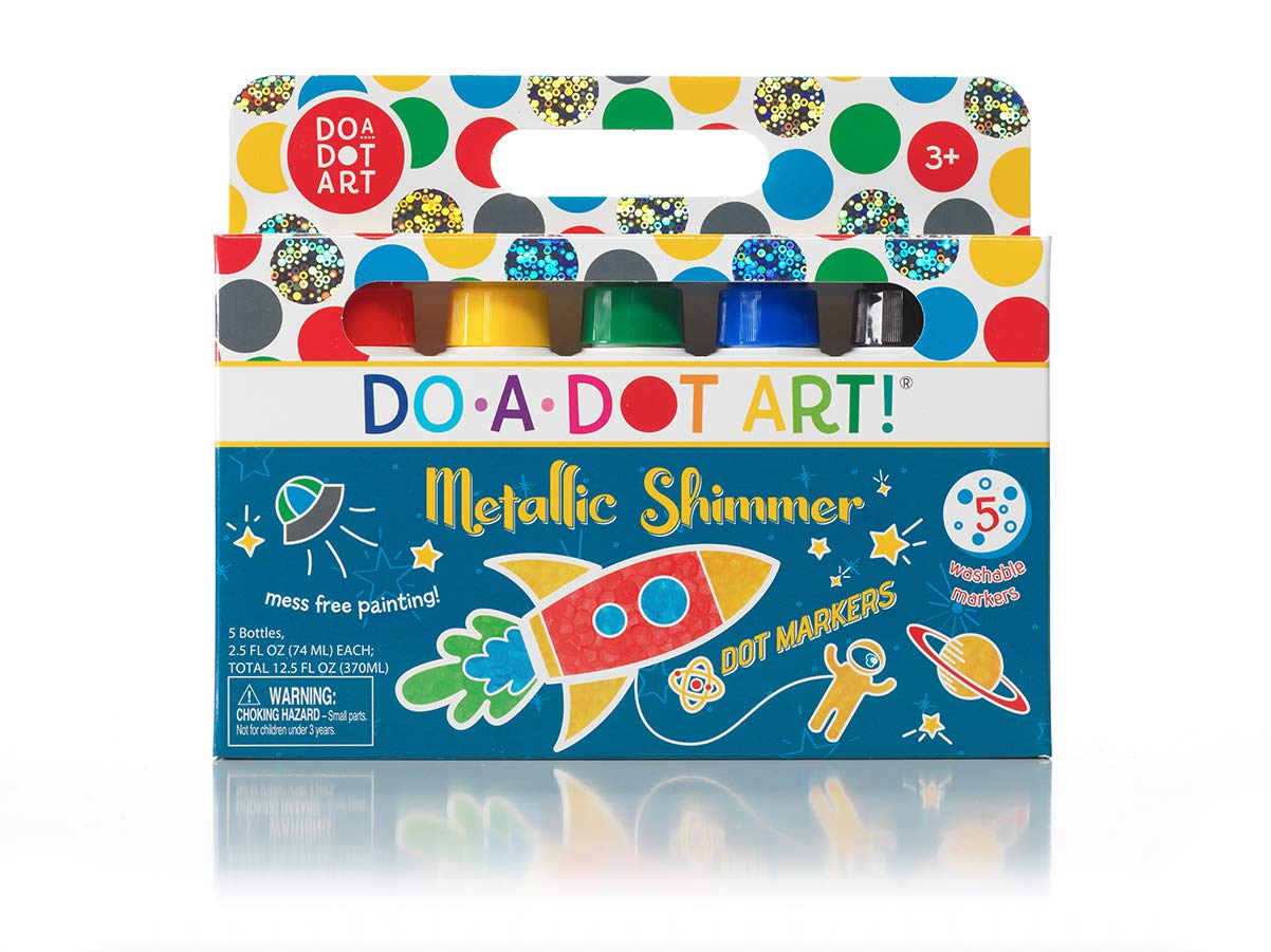 Do A Dot Art Metallic Shimmer Dot Markers 5 Pack