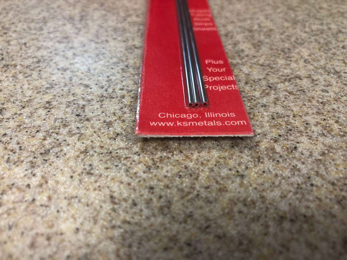 K&S 8100 Aluminum Tube 1/16 X 12" 3 Pack
