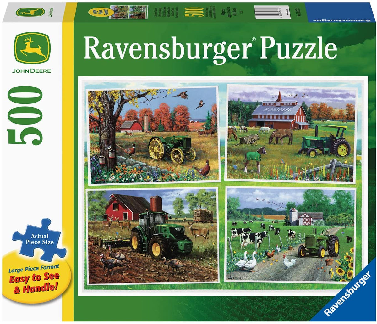 John Deere Classic 500 Piece Jigsaw Puzzle Large Format