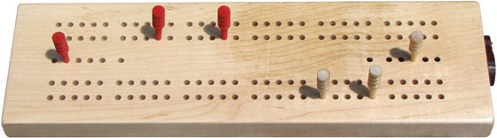 Wooden Cribbage Set