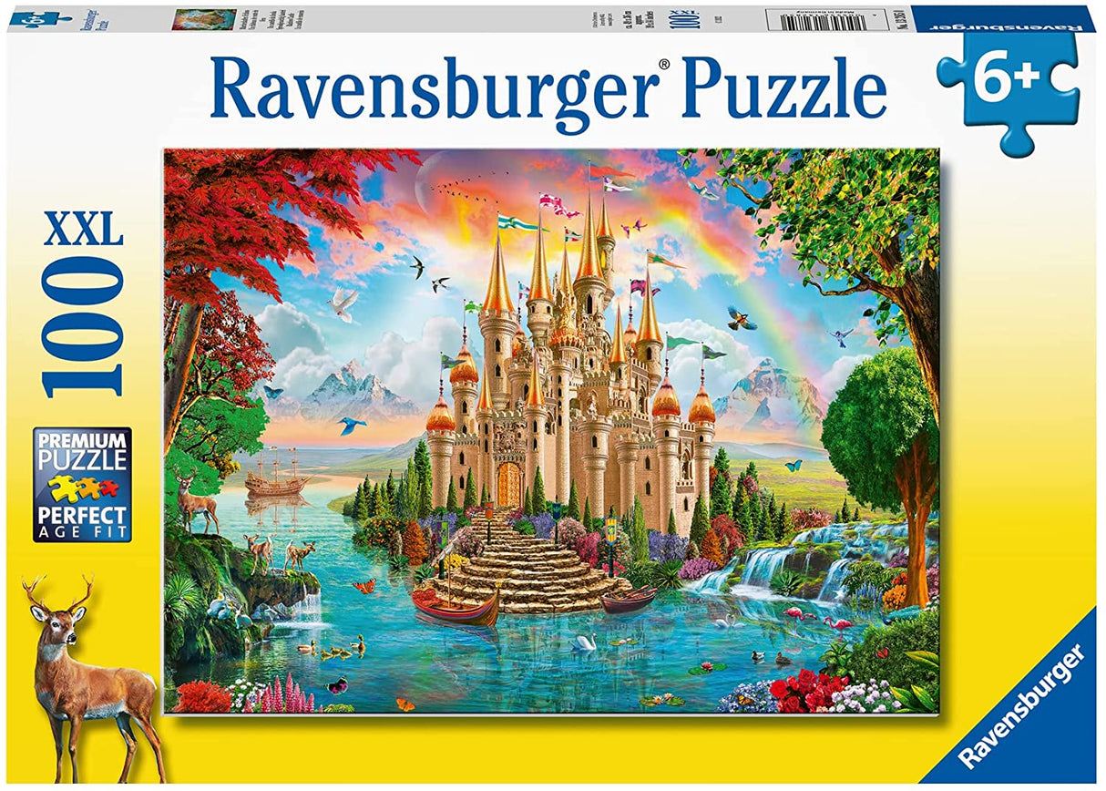 Rainbow Castle 100 Piece Kids Jigsaw Puzzle