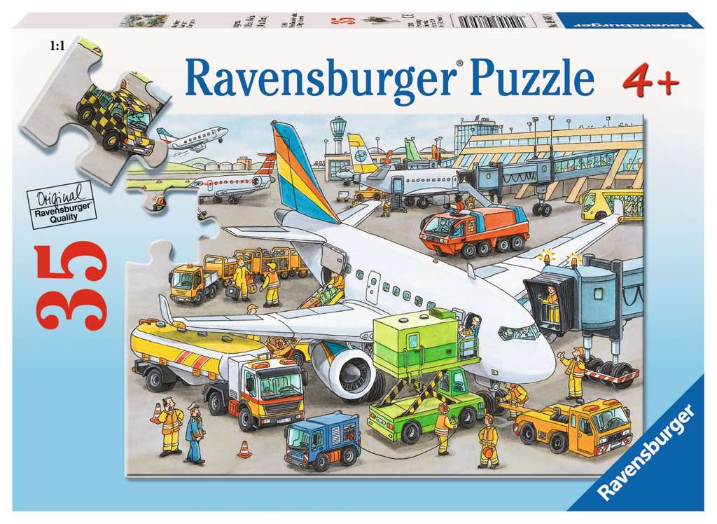 Busy Airport 35 Piece Kids Jigsaw Puzzle