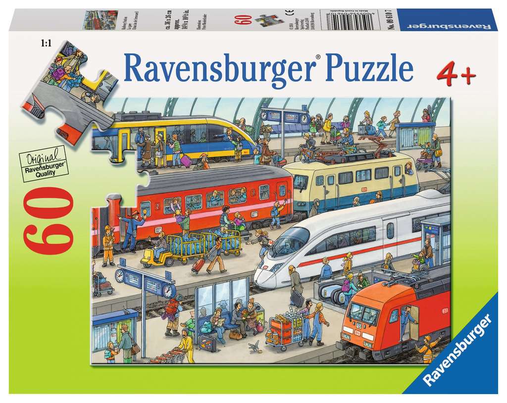 Railway Station 60 Piece Kids Jigsaw Puzzle