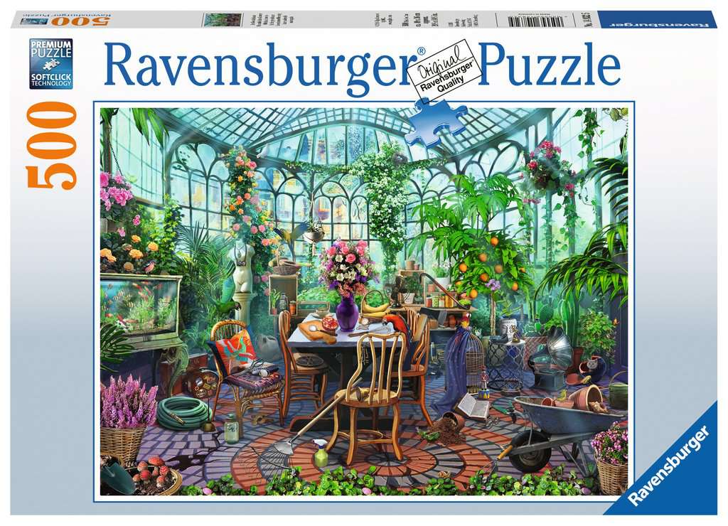 Greenhouse Morning 500 Piece Jigsaw Puzzle