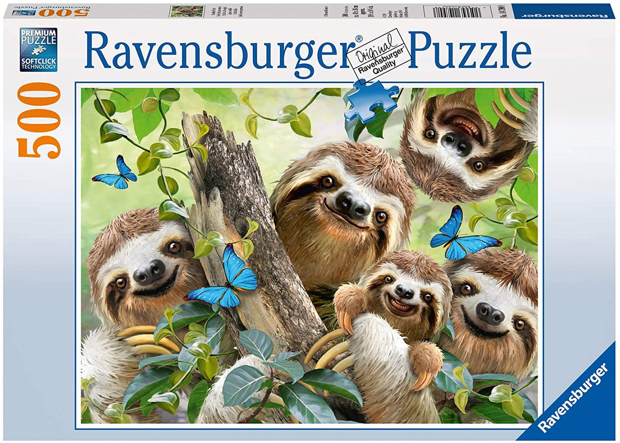 Sloth Selfie 500 Piece Jigsaw Puzzle