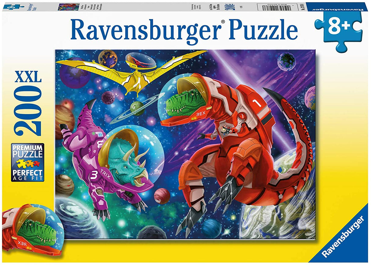 Space Dinosaurs 200 Piece Kids Jigsaw Puzzle