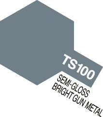Tamiya Color TS-100 Semi Gloss Bright Metal Spray Paint