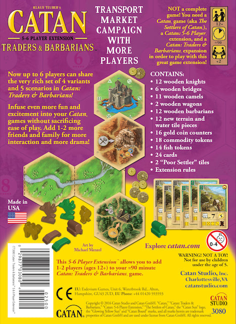 Catan Ext: Traders and Barbarians 5-6 Player
