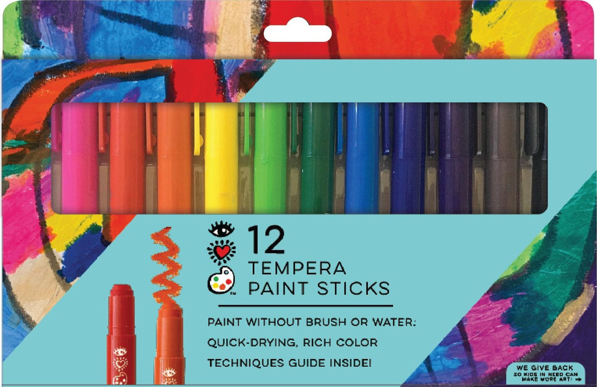 Tempera Paint Sticks 12 Pack Turner Toys