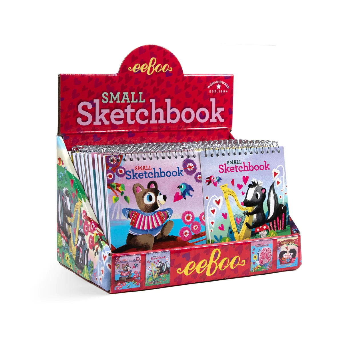 Valentines Assorted Small Sketchbooks