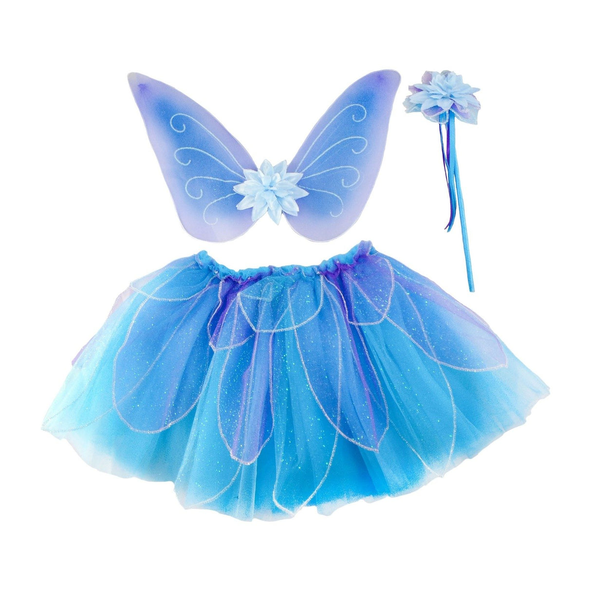 Fancy Flutter Skirt, Wings & Wand Set