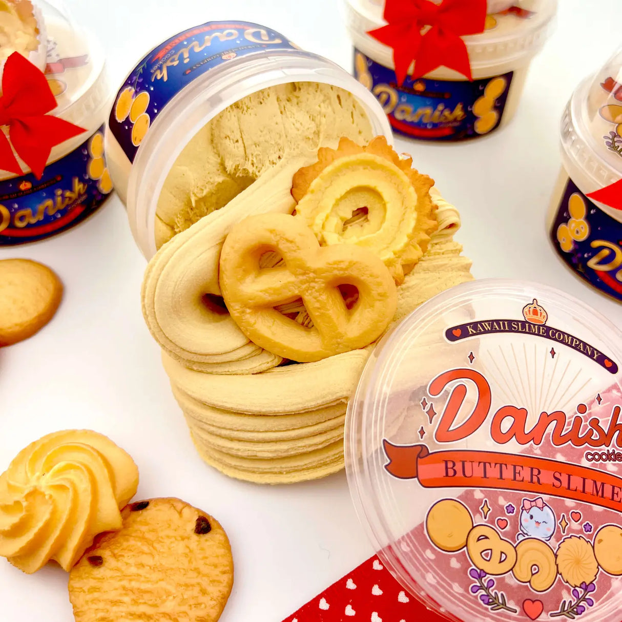 Danish Butter Cookies Kawaii Butter Slime