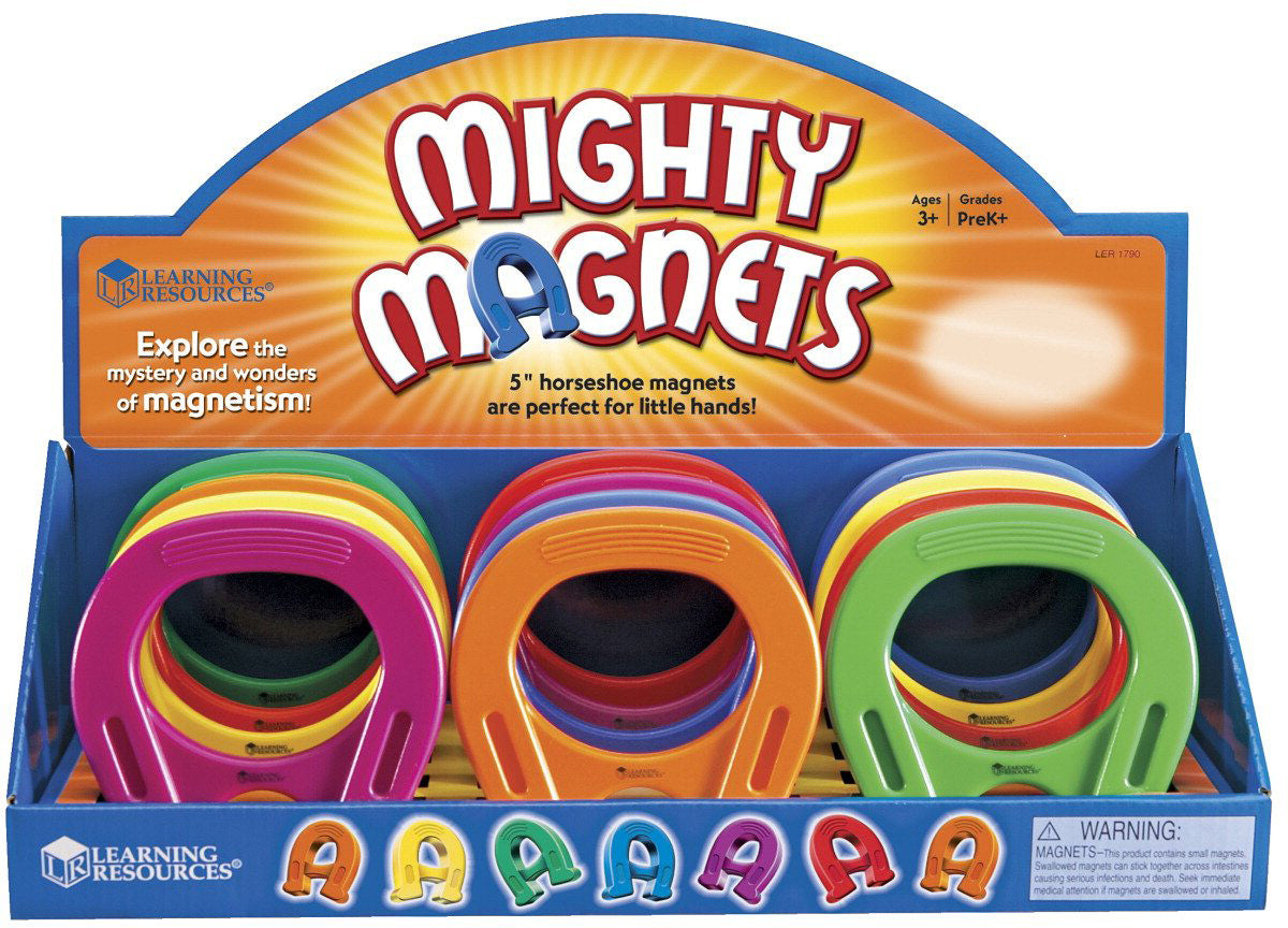 Primary Science 5" Mighty Magnets, Set of 12