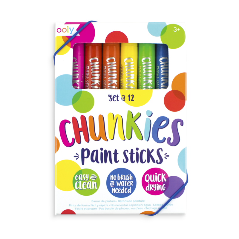 Ooly Chunkies Paint Sticks Package of 12