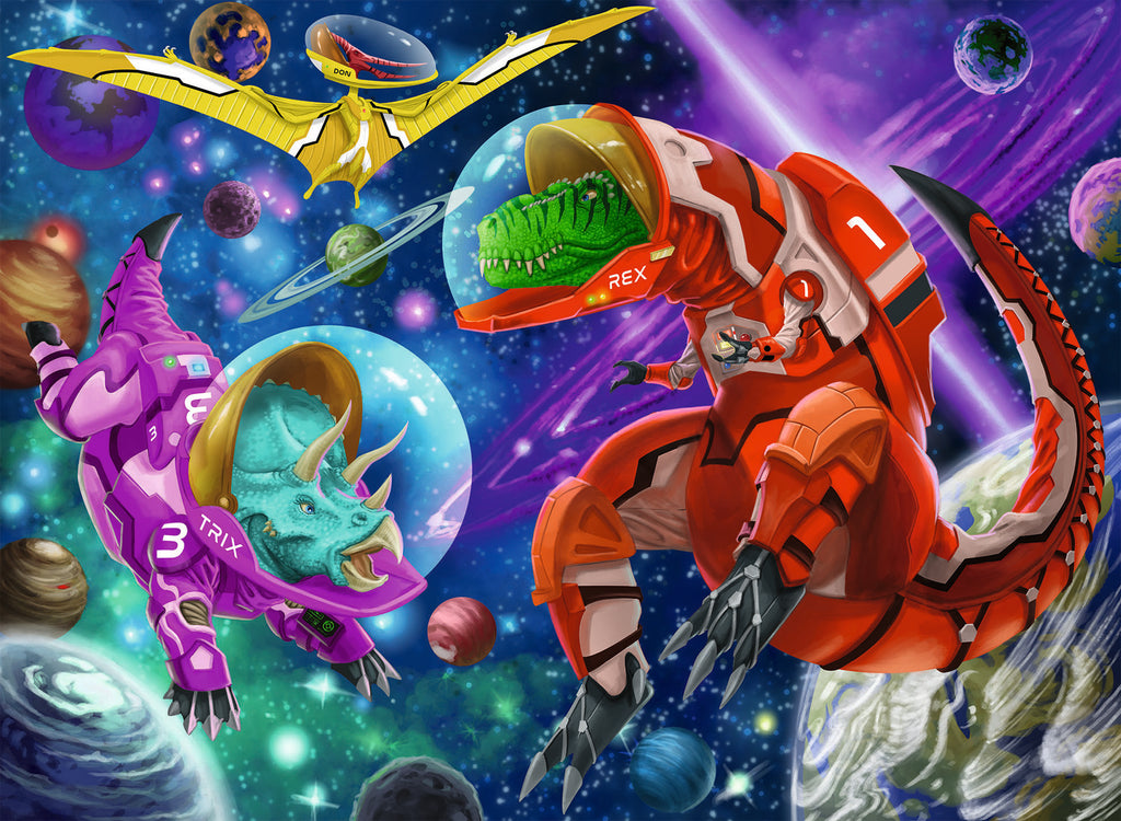Space Dinosaurs (200 pc Puzzle)