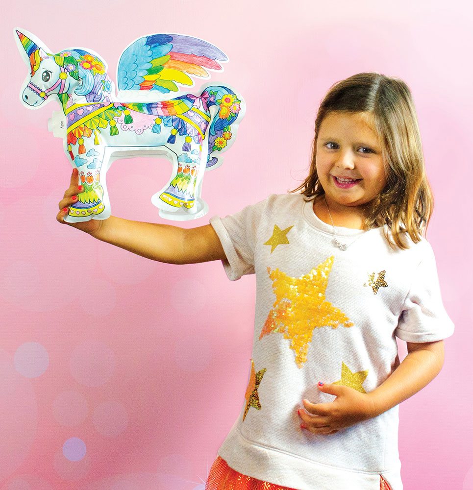 OOLY 3D Colorables DIY Magical Unicorn