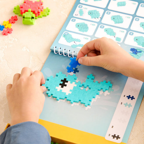 Plus-Plus Puzzles by Number Activity Pad Ocean