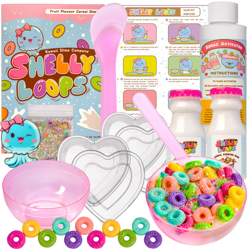 Shelly Loops Cereal DIY Kit Kawaii Slime