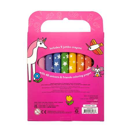 Carry Along Unicorn Pals Coloring Book and Crayon Set