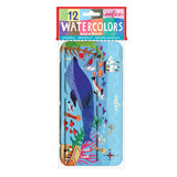 In The Sea Watercolor Tin with Brush