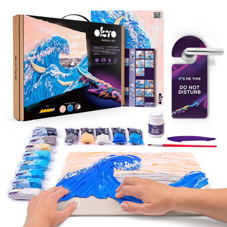 OKTO Sensory Art 3D Painting the Great Wave off Kanagawa