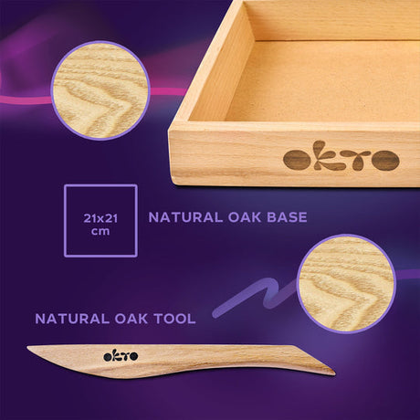 OKTO Sensory Art 3D Woodcraft Inspiration