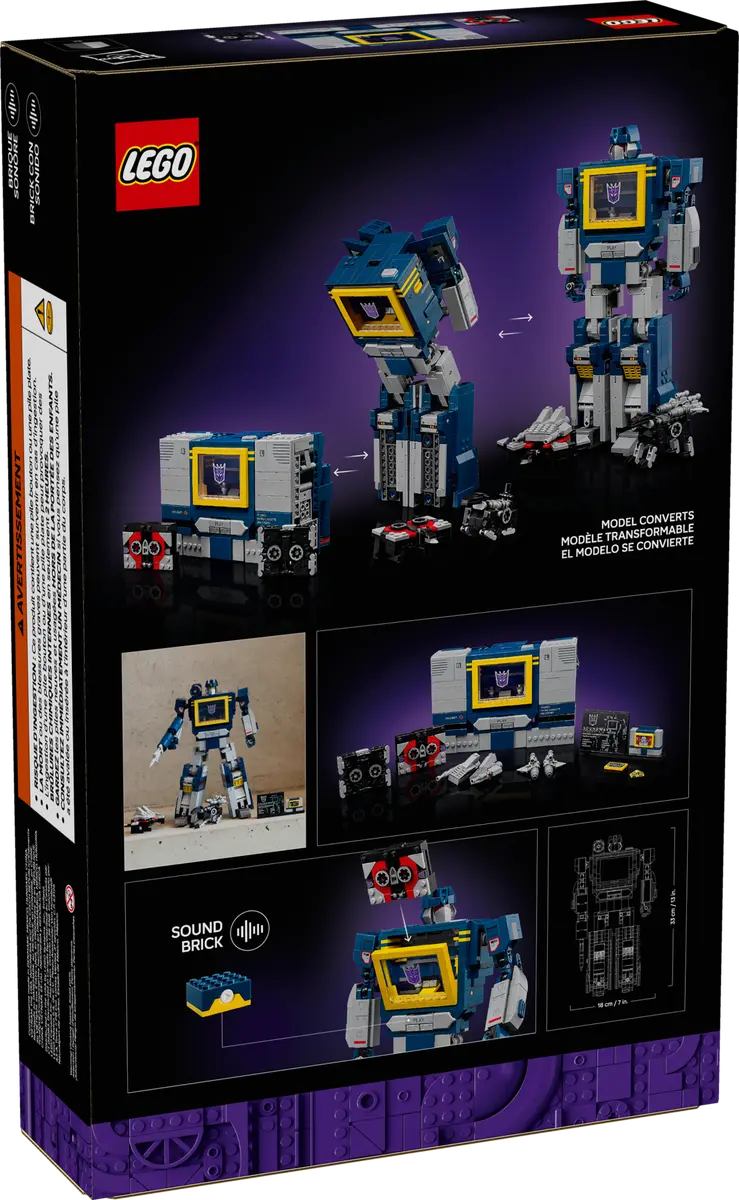 LEGO Icons 10358 Transformers: Soundwave