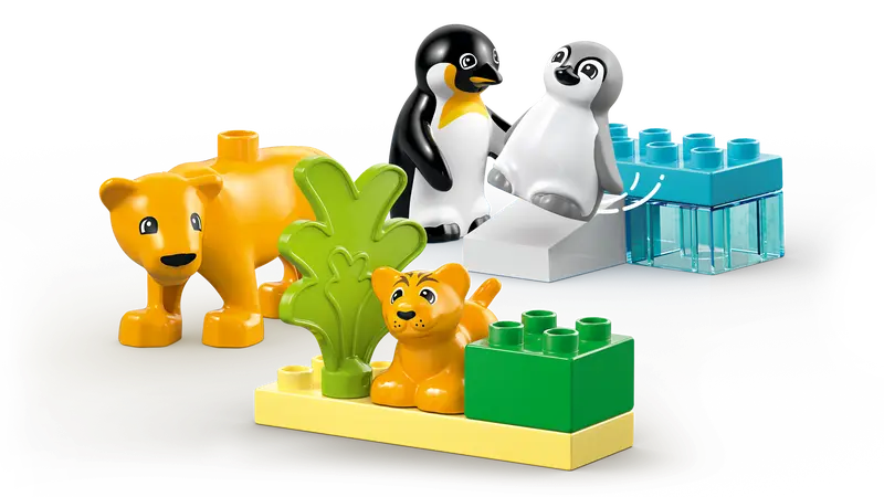 LEGO Duplo 10442 Wild Animal Families: Penguins & Lions