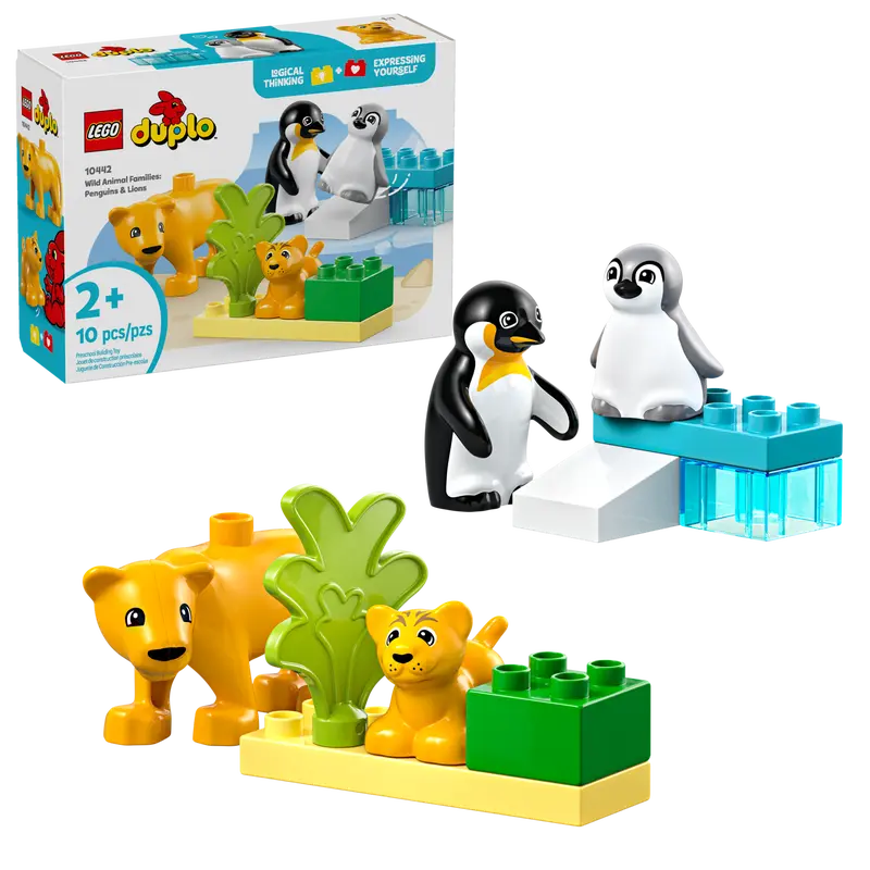 LEGO Duplo 10442 Wild Animal Families: Penguins & Lions
