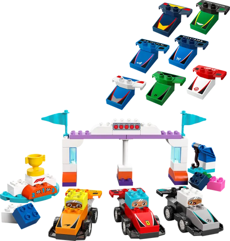 LEGO Duplo 10445 F1 Team Race Cars & Drivers
