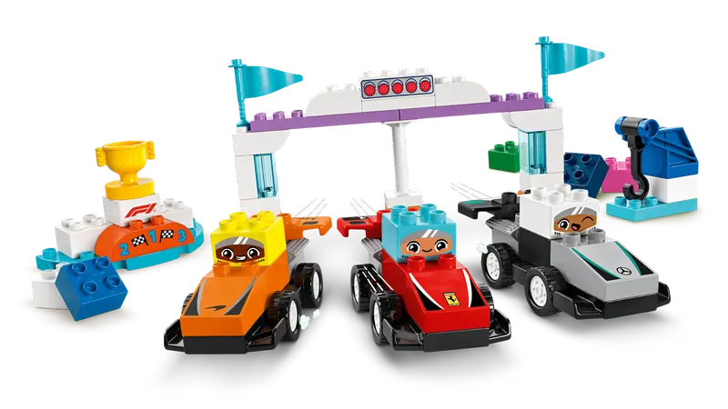 LEGO Duplo 10445 F1 Team Race Cars & Drivers
