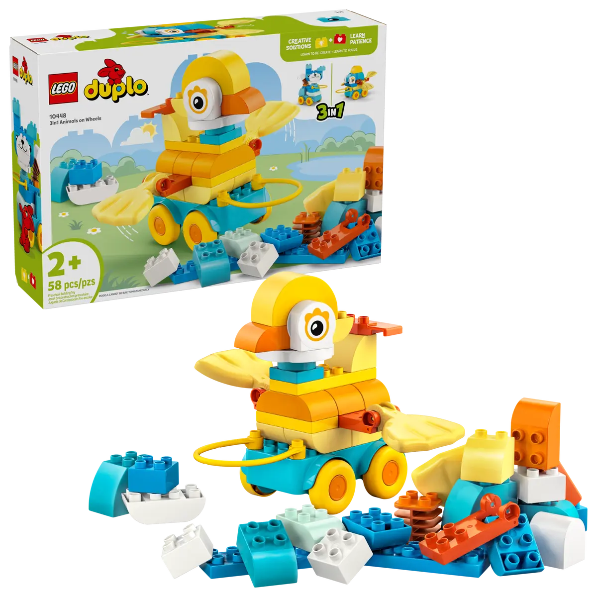 LEGO Duplo 10448 Town3in1 Animals on Wheels