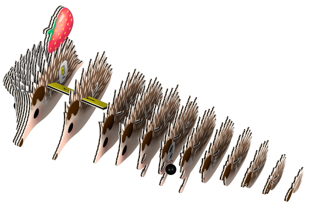 Eugy Hedgehog 3D Puzzle