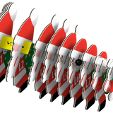 Eugy Santa 3D Puzzle