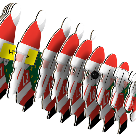 Eugy Santa 3D Puzzle