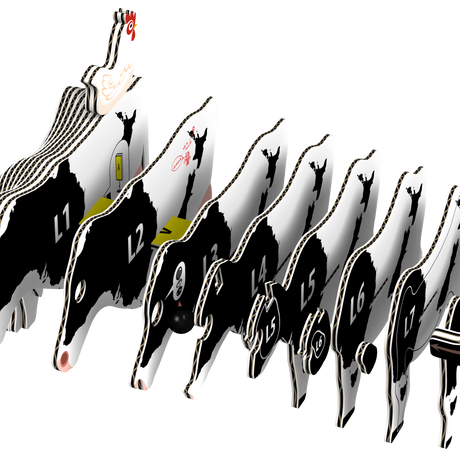 Eugy Holstein Cow 3D Puzzle