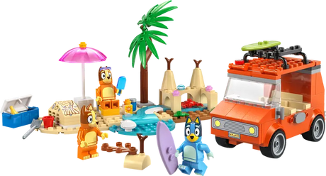 LEGO Bluey 11202 Bluey's Beach & Family Car Trip