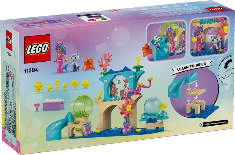 LEGO Gabbys Dollhouse 11204 Mermaid Gabby's Aquarium Adventure