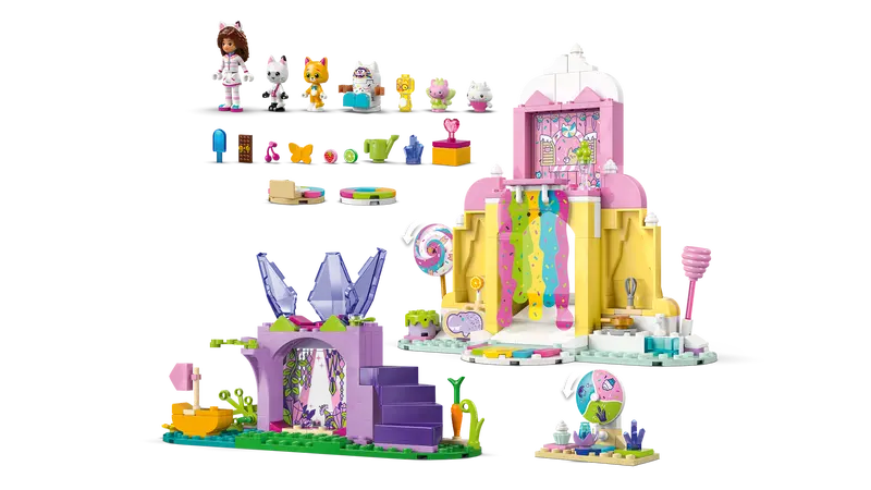 LEGO Gabbys Dollhouse 11205 Sweet Treat Mountain & Kitty Garden