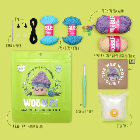 Irving the Mushroom Crochet Kit