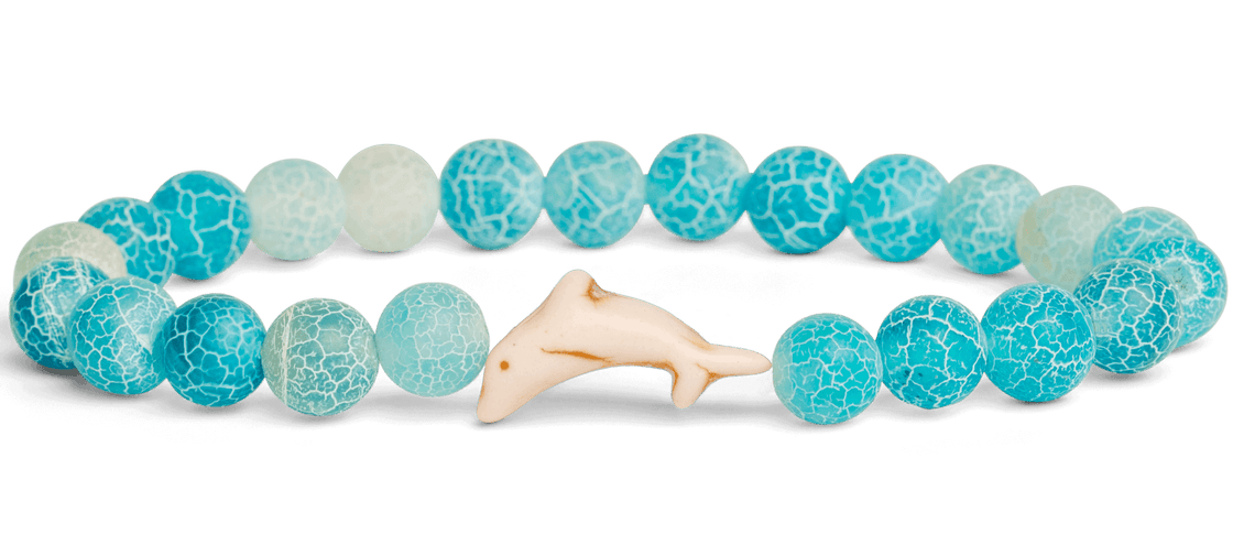 Fahlo Bracelet Dolphin Aqua Blue